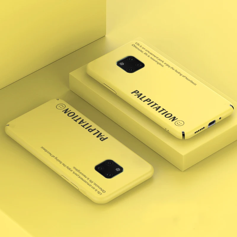 Чехол для Huawei Mate 20 Pro Ультратонкий Твердый матовый цветной защитный чехол из