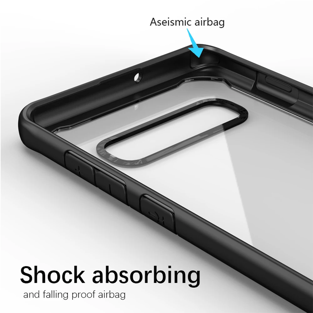 Противоударный защитный чехол для samsung Galaxy S10 Plus Note 10 S10e прозрачные чехлы для Galaxy S9 S8 Plus Note 8 9 силиконовый