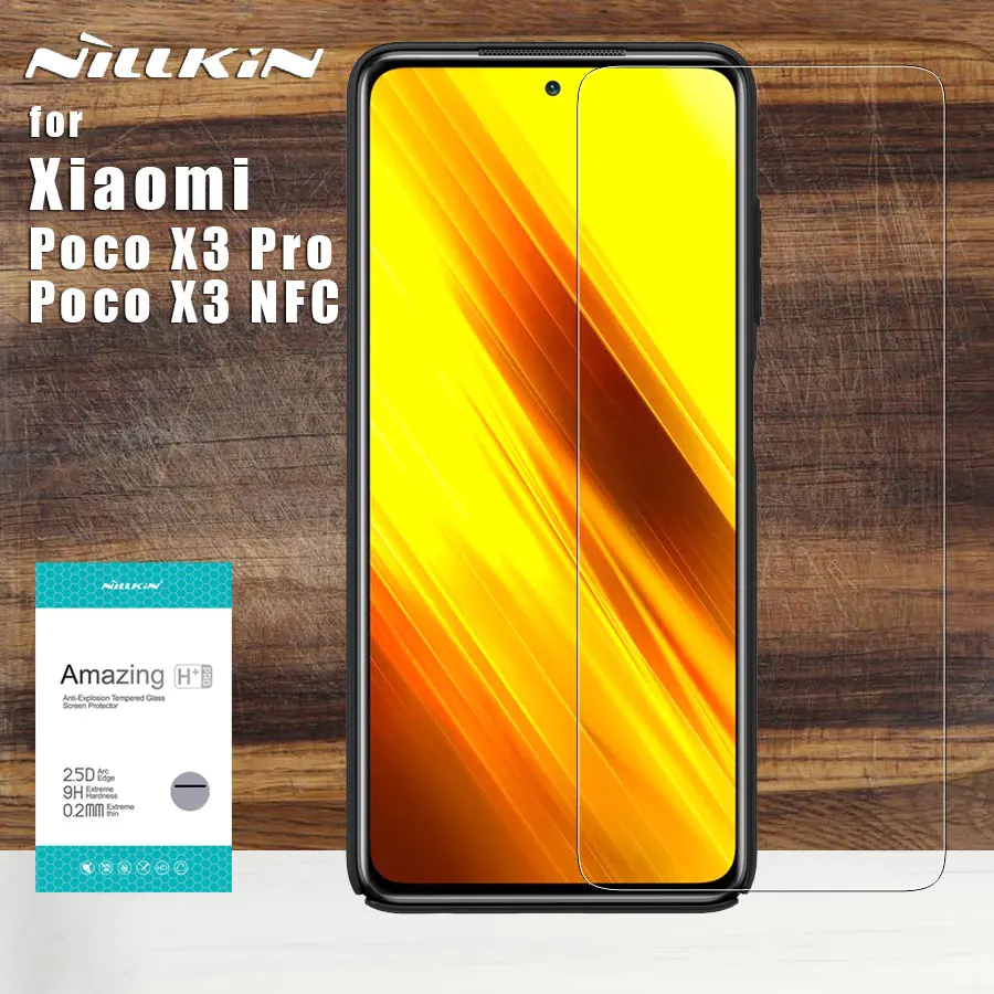 

for Xiaomi POCO X3 NFC Pro Tempered Glass Nillkin H+PRO Anti-Explosion 9H + Pro Screen Protector for Poco X3 Pro