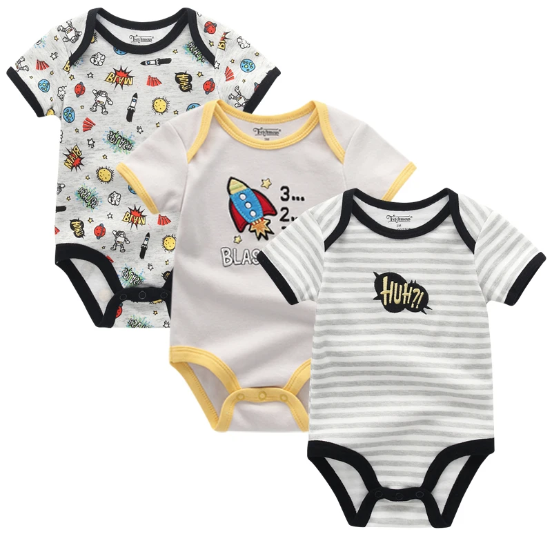 3404 Летняя одежда для новорожденных мальчиков; Roupas de bebe; хлопковый Детский комбинезон с короткими рукавами; Детский комбинезон с героями мультфильмов - Цвет: 3404