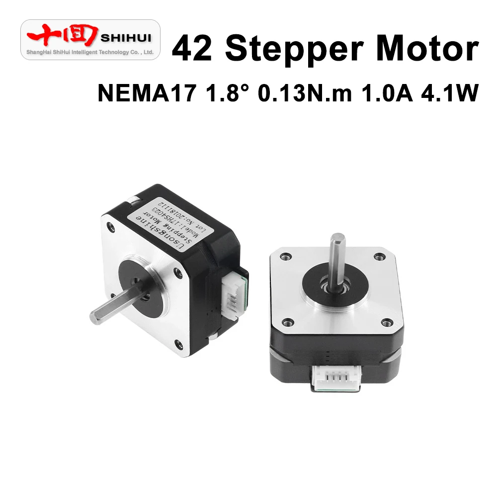 

NEMA17 Micro Drive 1.8° 0.13N.m 1.0A 4.1W 42 Stepper Motor Engraving Machine Motor 3D Printer Accessories