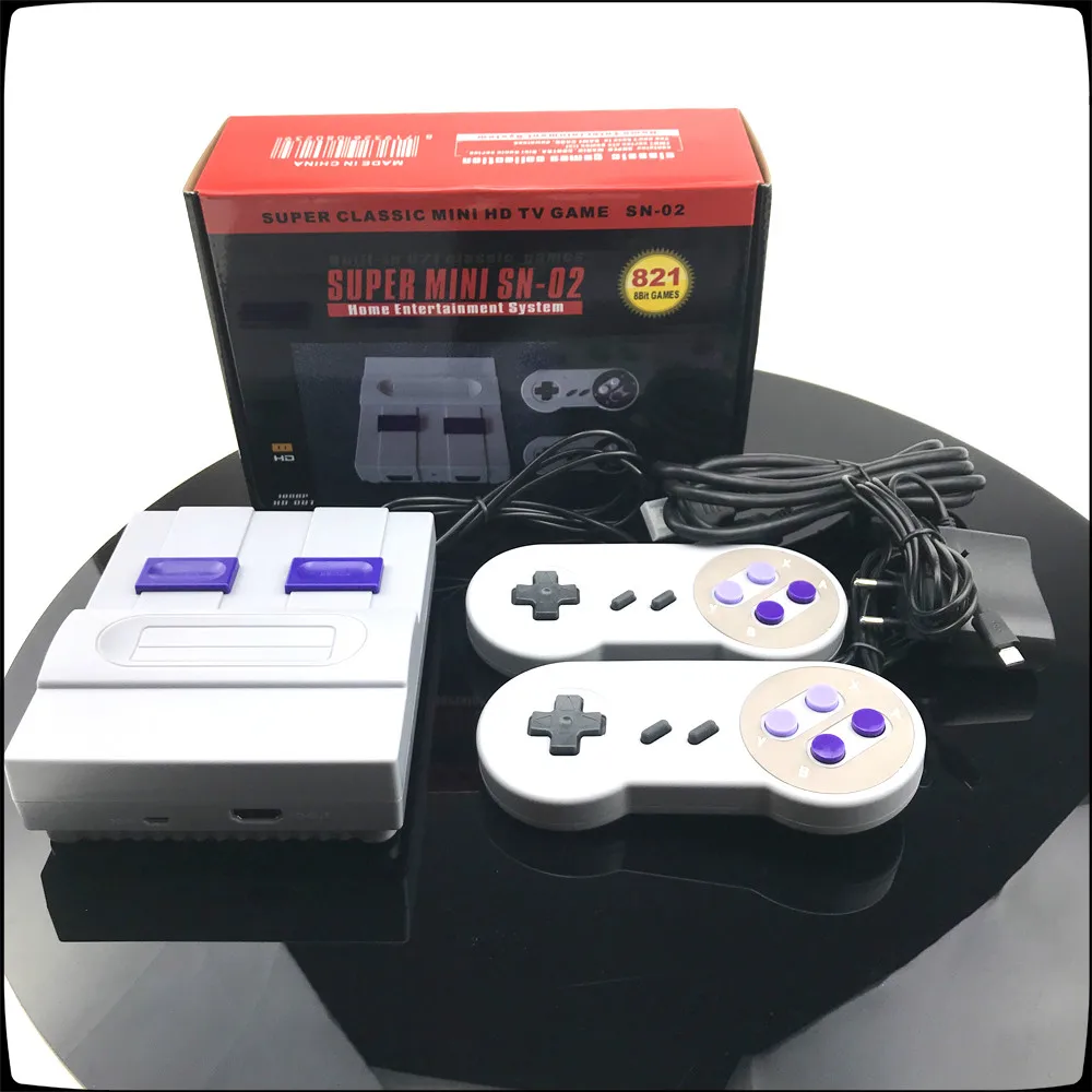 

Mini Retro Video Game Console for NES 8 bit for Entertainment System Built-in 821 Games Family video Game console