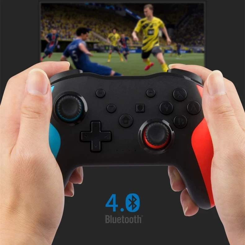 

Wireless Bluetooth 4.0 Pro Game Controller Game Joystick Turbo Vibration Gyro Gamepad for NS Switch Console PS 3 Android TV PC