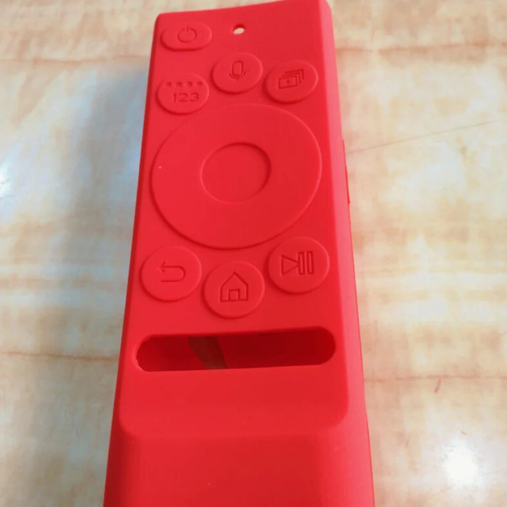 Silicone Protective Sleeve Cover Protector for Samsung TV Intelligent Voice Solar Qa55 65 75 85 Remote Control | Электроника