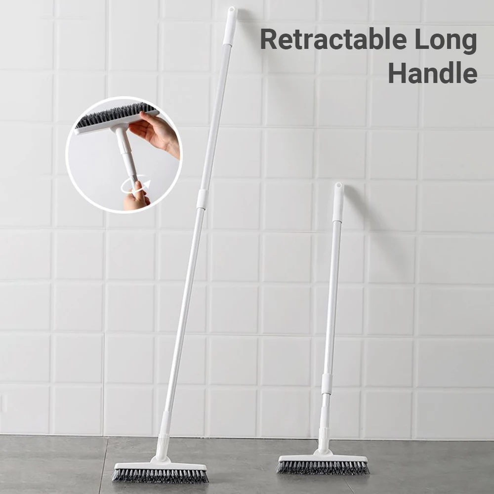 

Extension-type Nonslip Long Handled Scrub Brush Corner Brush Scrubber Floor Scrubber Brush Utility Cleaning Brush Extension Pole