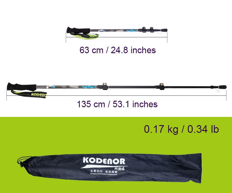 Палки для скандинавской ходьбы alpenstock телескопическая трость из углеродного