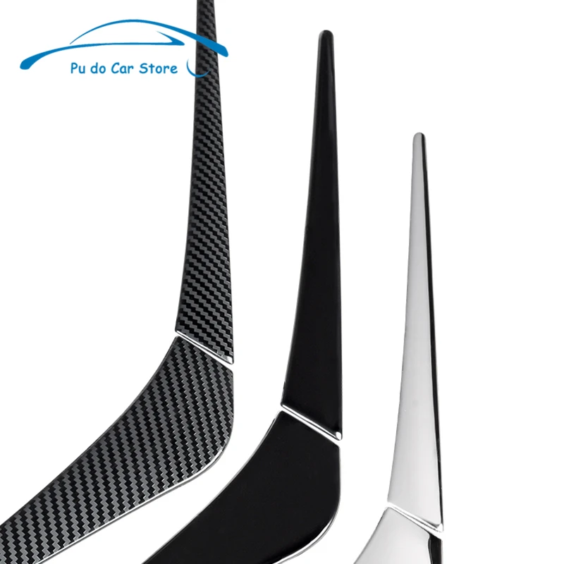 

Car taillight decoration stickers, rear headlight frame modification bright strip exterior Accessories For Tesla model3