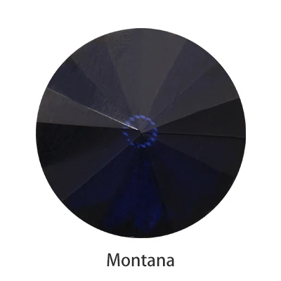 Montana 30 шт. Rivoli хрустальные стразы аппликация декоративные камни для рукоделия клей Рождественская одежда Бисер для одежды украшения ювелирных изделий - Цвет: Montana