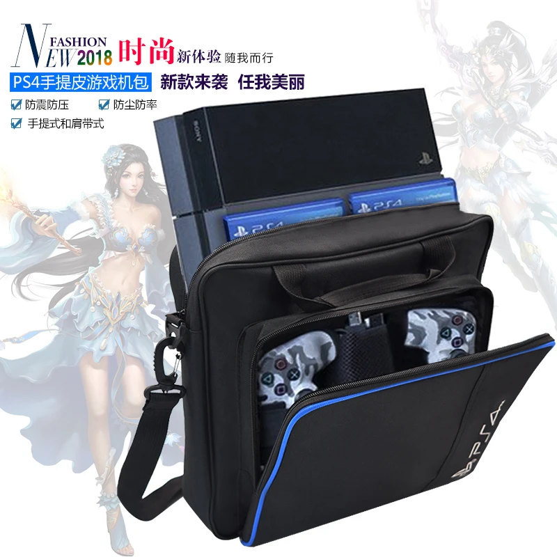 Дорожный холщовый рюкзак для Sony PS Playstation 4 Console Pro Slim PS4 классический мужской ранец