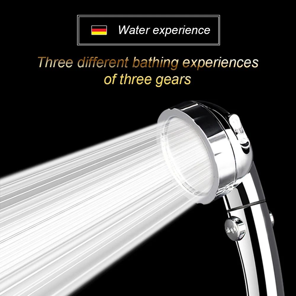 

Ручной Насадки для душа 3 уровня регулировки высокого Давление хромированная Лейка для душа из АБС с Управление потока с регулируемым углом...