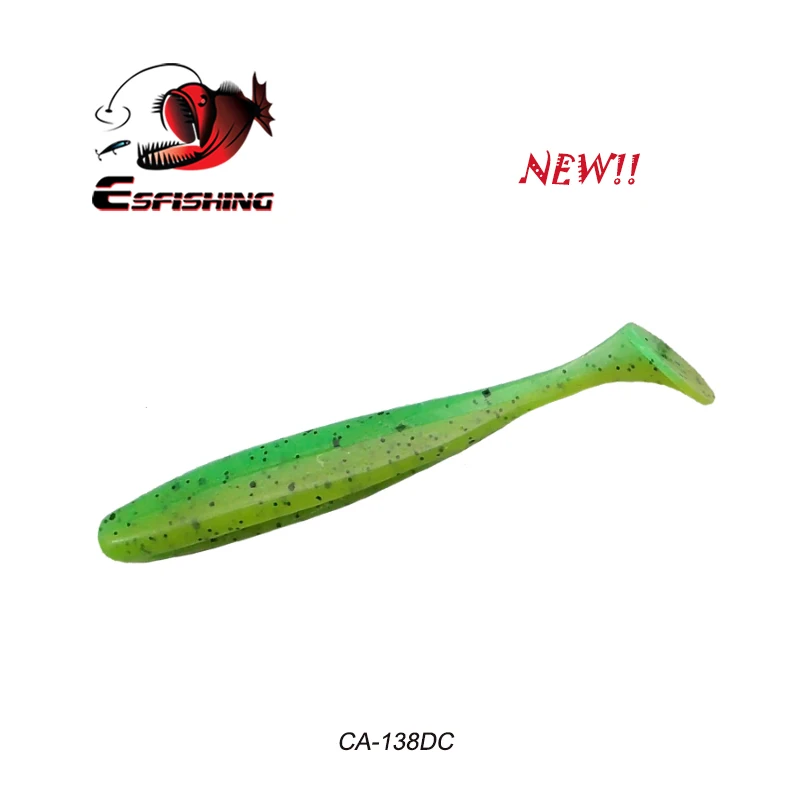 ESFISHING рыболовные приманки мягкие приманки Es Easy Shiner 50 мм 76 мм 100 мм 180 мм большие приманки для Форели Приманка Crankbait Iscas искусственные - Цвет: CA138DC