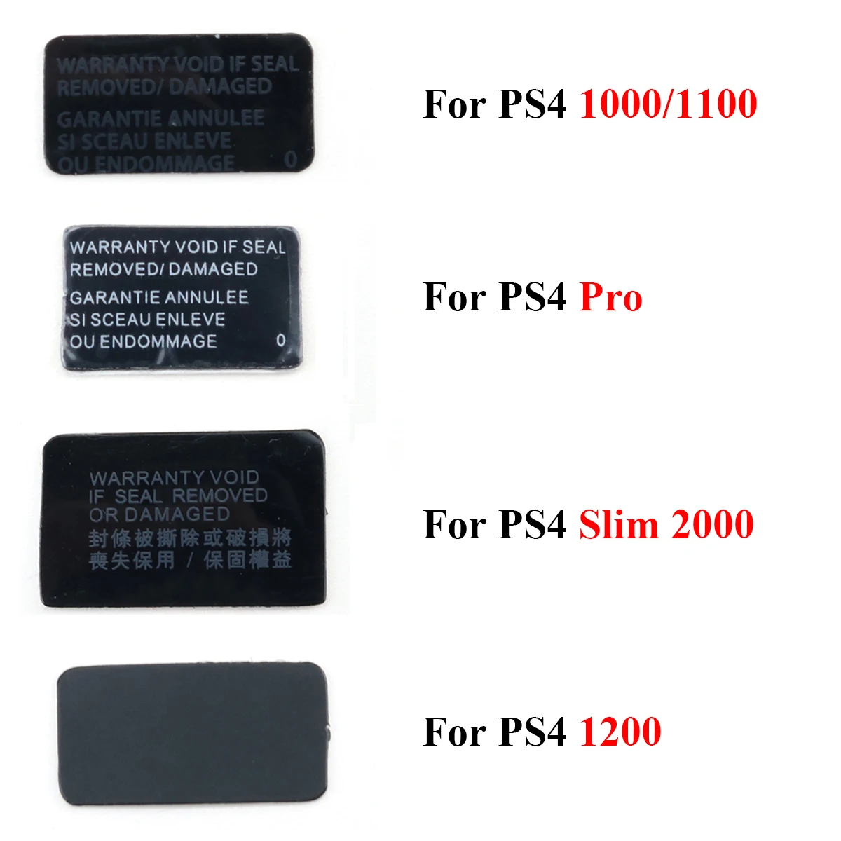 Чехол для контроллера YuXi PS3 PS4 Slim 2000 /1000 1100/1200/pro черно-белая задняя стикер этикетка