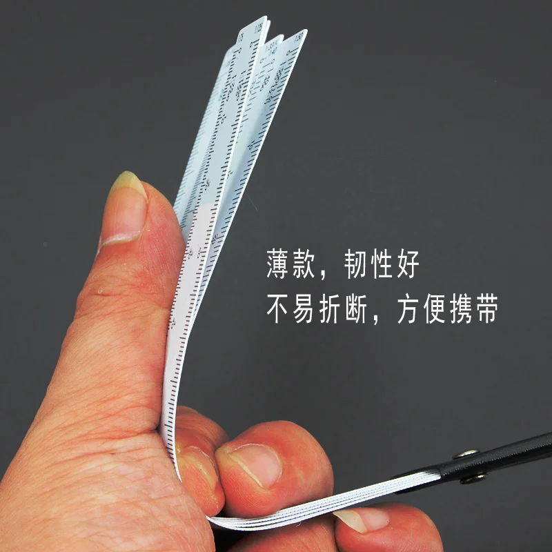 Fan Shape Scale Ruler with 5 Blades for Engineering Architects Multifunctional multiscale sizes foldable rulers | Канцтовары для