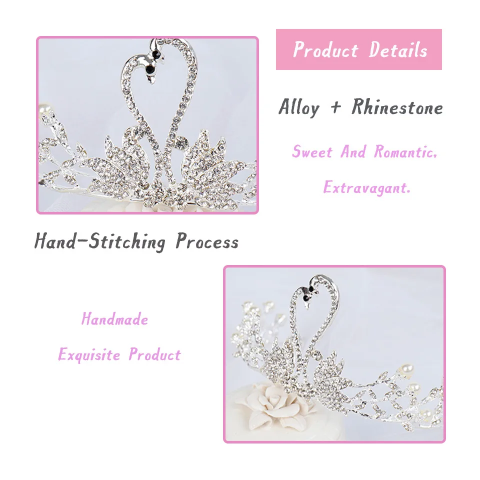 Горячая Распродажа очаровательные тиары и короны свадебная тиара Свадебная