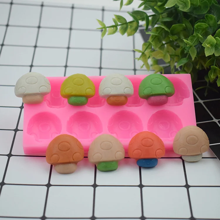 

Simulation Mushroom Shape Silicone Mold For Pastry Cake Bakeware Cake Jelly DIY Baking Kitchen Tools
