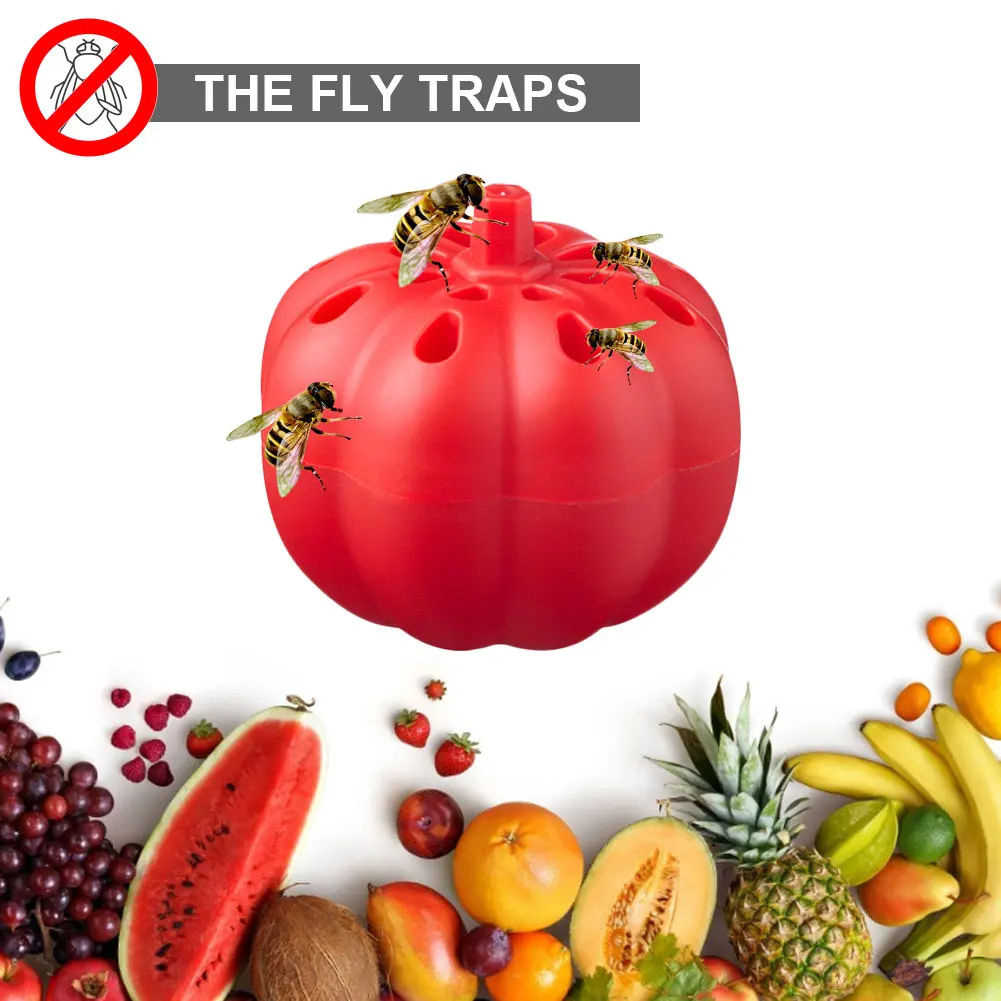 

2 Pack Fruit Fly Trap Environmentally Friendly Plant Non-Toxic Fly Killer for Home Gnat Killer