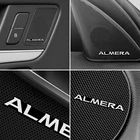 10 шт. 3D алюминиевый динамик стерео динамик значок эмблема наклейка для Nissan Almera G15 N16 автомобильный Стайлинг значок аксессуары