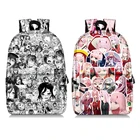 Рюкзаки аниме Kawaii для мужчин и женщин ahegao 2021, школьные ранцы, дорожные сумки, рюкзак для ноутбука с 3D принтом для подростков