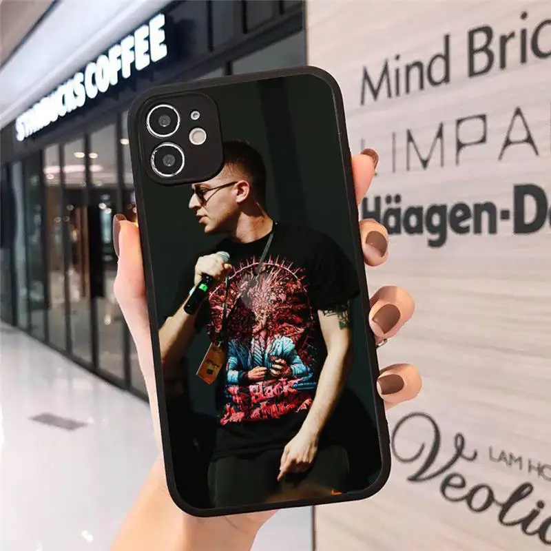 

Russian rapper Oxxxymiron Phone Case Matte Transparent for iPhone 7 8 11 12 s mini pro X XS XR MAX Plus cover funda