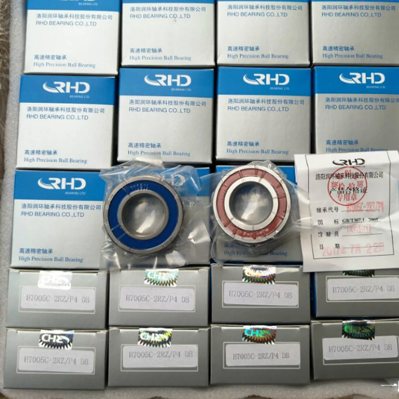 2 подшипника 7005 + 1 шт. подшипник 7003 H7003C 2RZ P4 DT герметичные радиально-упорные