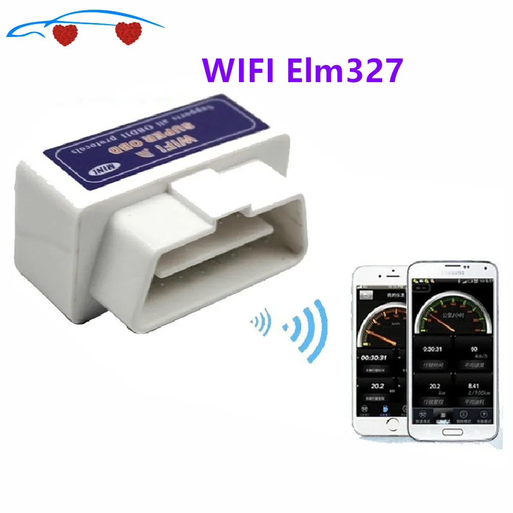 Новый Супер Мини Wi Fi ELM327 ElM 327 V1.5 OBD2 II автомобильный диагностический инструмент OBD 2