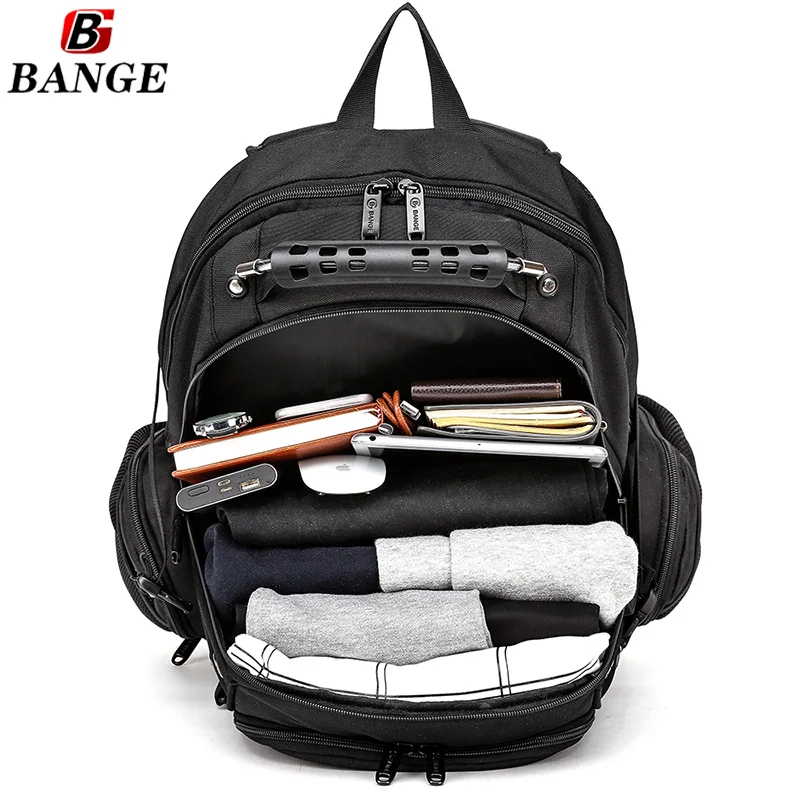 Новинка 2019 многофункциональный мужской рюкзак с зарядкой через usb Большой