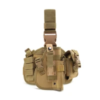 hunting military nylon holster hunting accessories adjustable airsoft universal nylon thigh gun holster for compact handgun