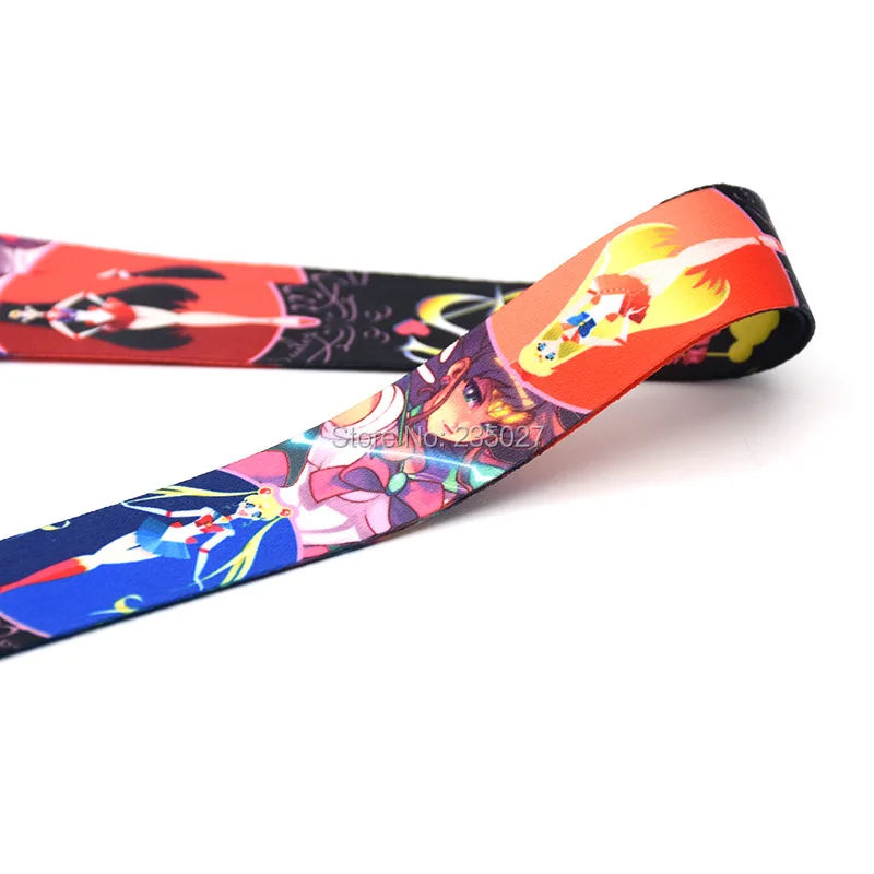 

10 pcs/lot Anime Sailor Moon phone lanyard phone straps Tsukino Usagi keychain key chain rope keyring key ring strap