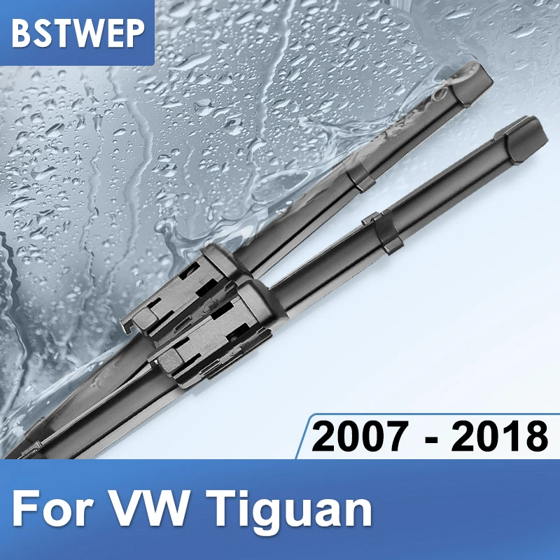 

BSTWEP Windscreen Wiper Blades for Volkswagen VW Tiguan Mk1 / Mk2 Fit Push Button Arms Model Year from 2007 to 2018