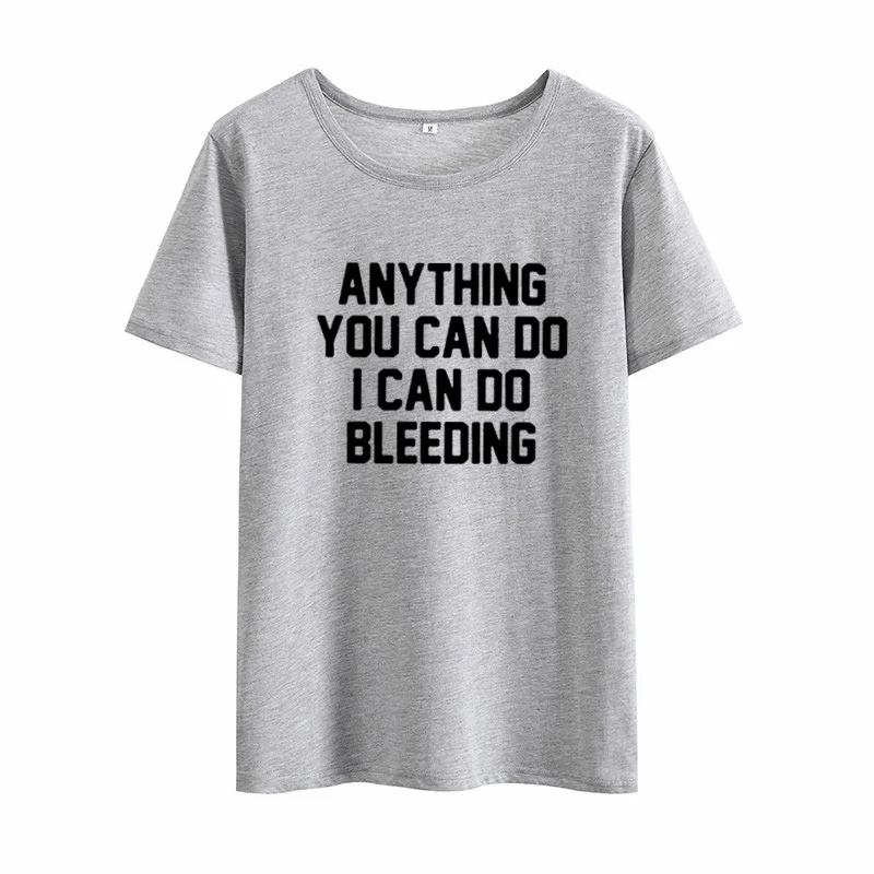 Женская хлопковая Футболка с круглым вырезом коротким рукавом и принтом - купить