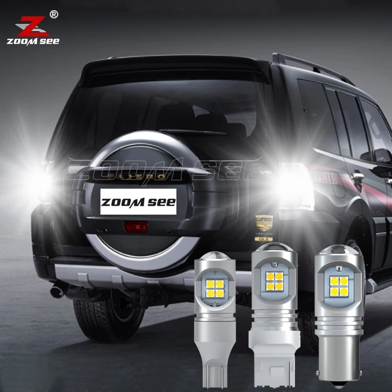 Светодиодная задняя лампа Canbus для Mitsubishi Pajero Shogun Montero and Sport 1 2 3 4 (1990 2020) белый без