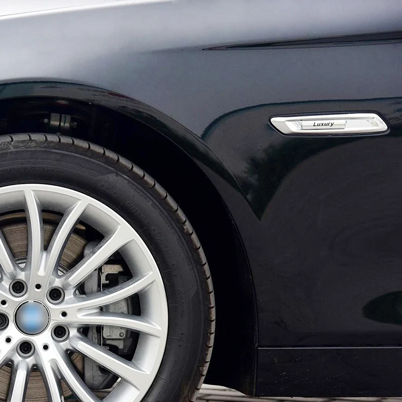 2 шт. металлические наклейки для переднего крыла BMW F11 5 Series 518d 520i 528i 530i 535i 530d |
