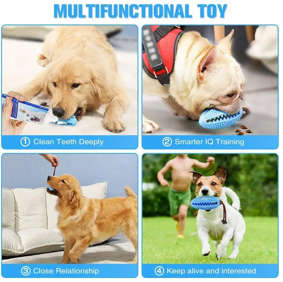 Игрушка для жевания собак из натурального каучука устойчивая к укусам игрушка