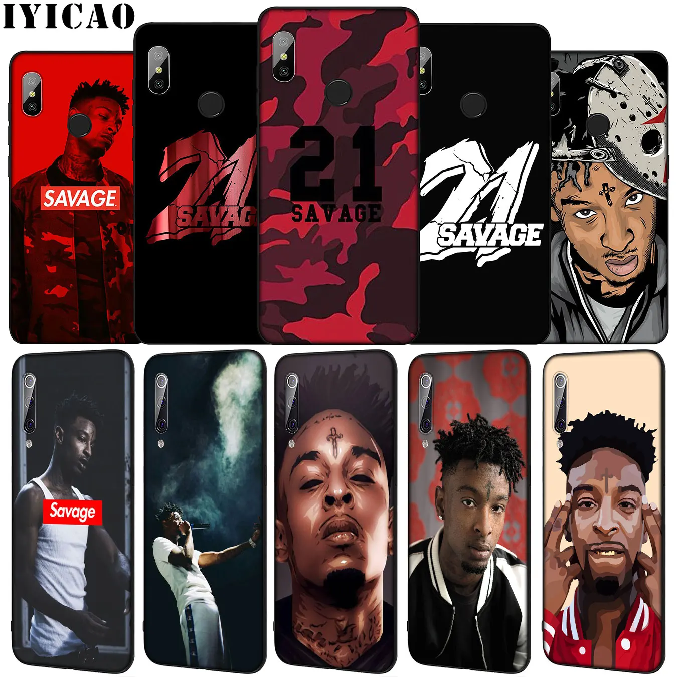 21 Savage реперские кепки классные Чехлы для мобильного телефона из мягкого силикона