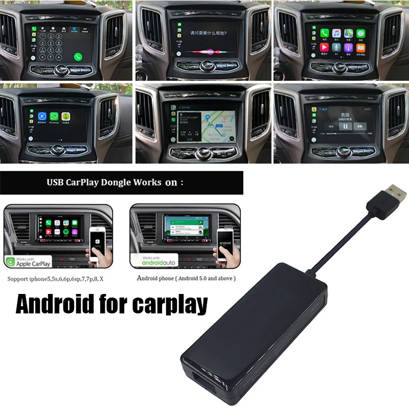 Android navigation car Apple carplay Auto connected mobile phone USB cable 4 generations of black | Автомобили и мотоциклы
