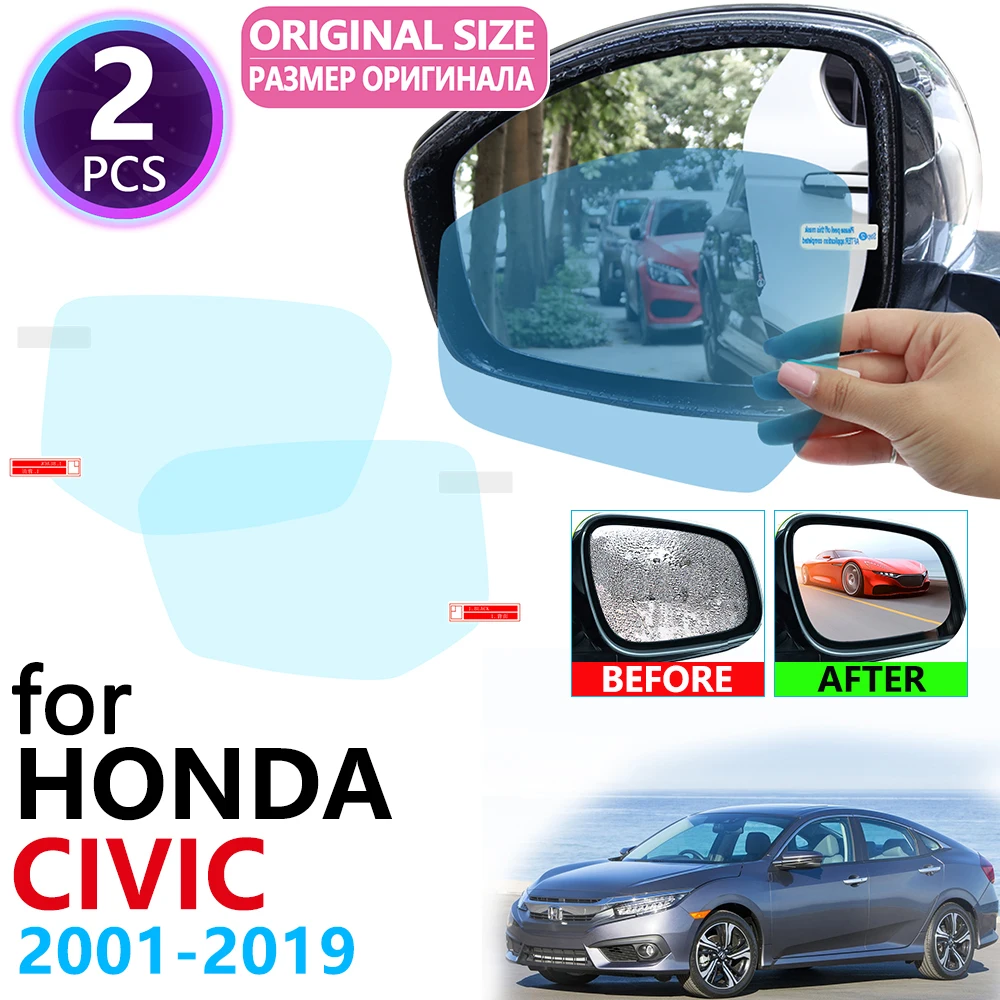 Противотуманная противотуманная пленка для Honda Civic 2001 ~ 2019 противотуманное