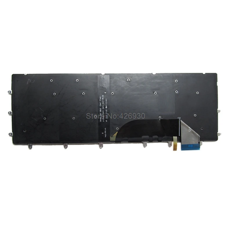 Thailand TI Клавиатура для ноутбука DELL для XPS 15 9550 9560 5510 5520 7568 с подсветкой Великобритания Французский FR Турецкий TR Таиланд TI латинская LA - Цвет: Thailand TI