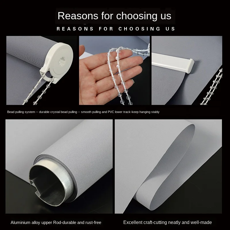 Затвор жалюзи без отверстия на заказ ванная комната офис балкон лифтинг