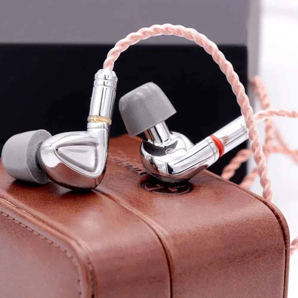 Плоские наушники-вкладыши TIN HiFi P1 10 мм со съемным кабелем MMCX для музыкантов