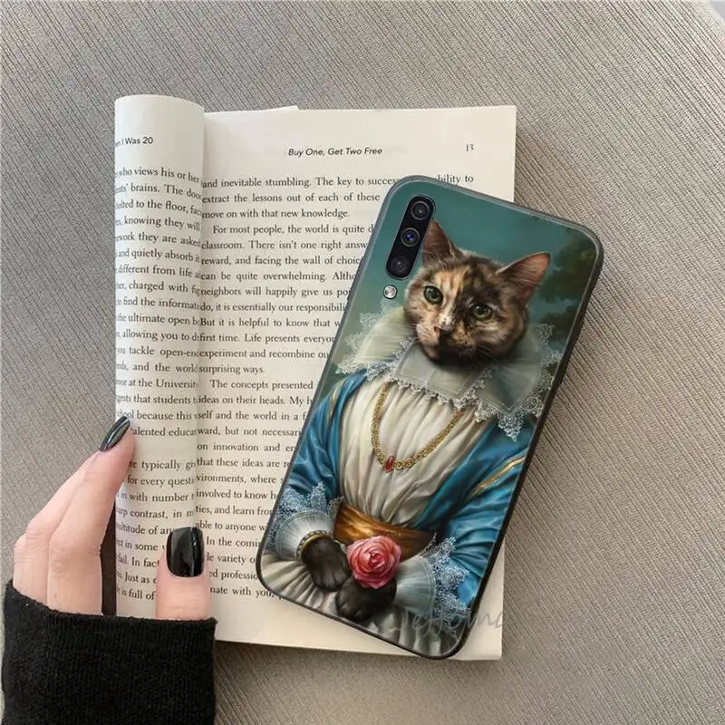 

Cat Art Aesthetics Phone Case for samsung galaxy s21 s20 fe s10 a51 a52 a71 a50 a12 a72 a21s a70 note 20 10 ultra plus funda