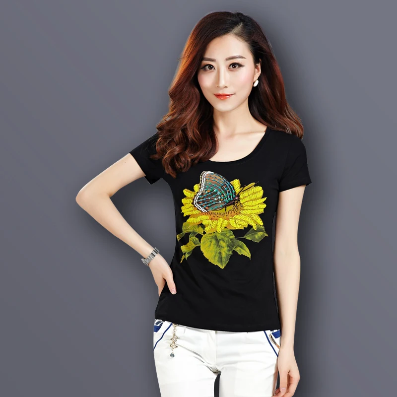 

2020 short sleeve t shirt Women Top Garment burgundy Summer