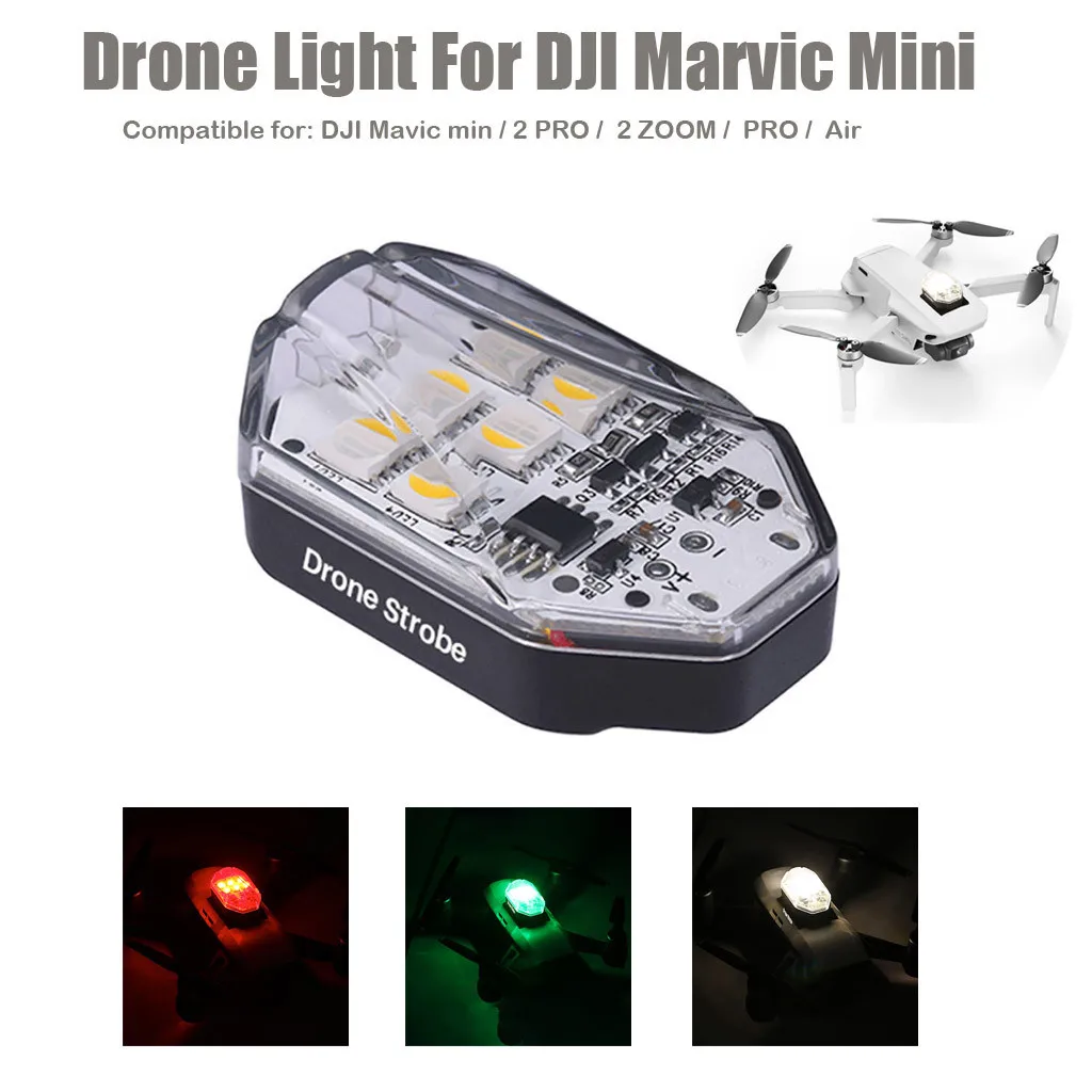 Ночной навигационный светильник Дрон для DJI Marvic Mini 3 режима стробоскопический с