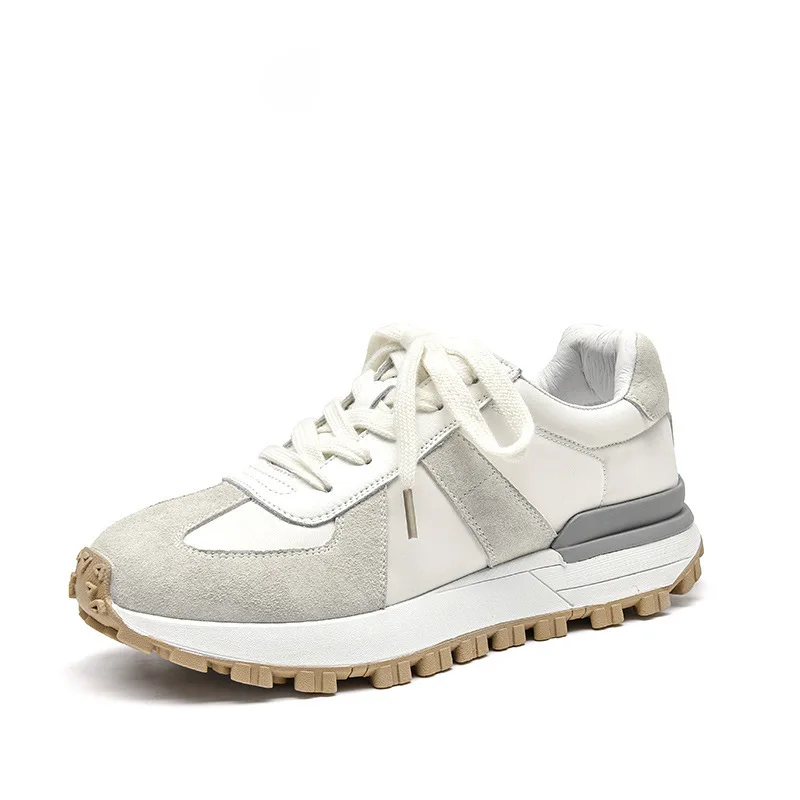 

Luxury flat sneakers for women leather breathable women's board shoes leisure antiskid women's running shoes zapatillas mujer