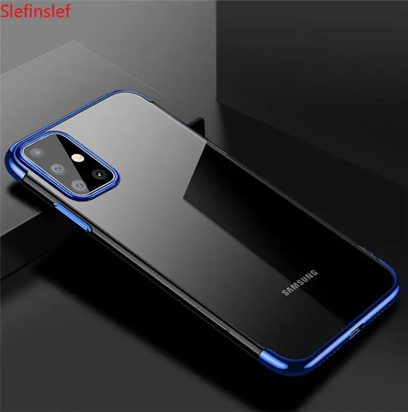 Чехол для Samsung Galaxy A51 роскошный силиконовый мягкий чехол A71 A 51 71 A515 A715 телефона из