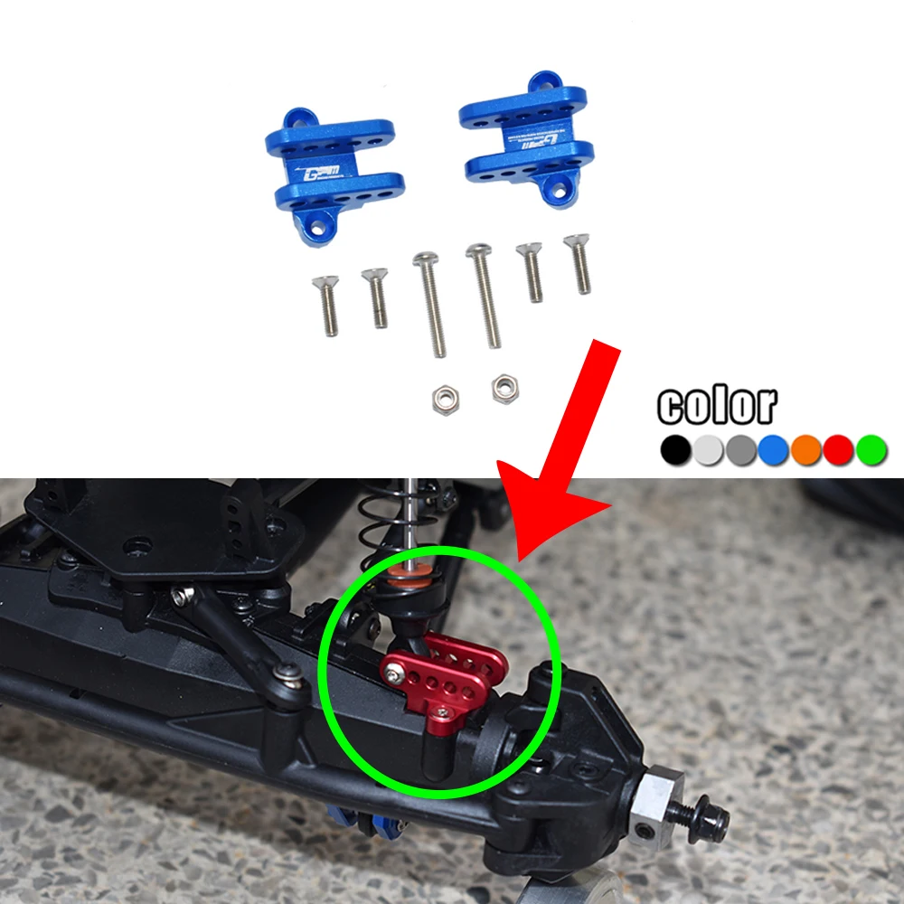 GPM Metal front and Rear Universal Shock absorber Bottom fixed seat code #LOS242031 for LOSI 1/8 LMT SOLID AXLE MONSTER TRUCK