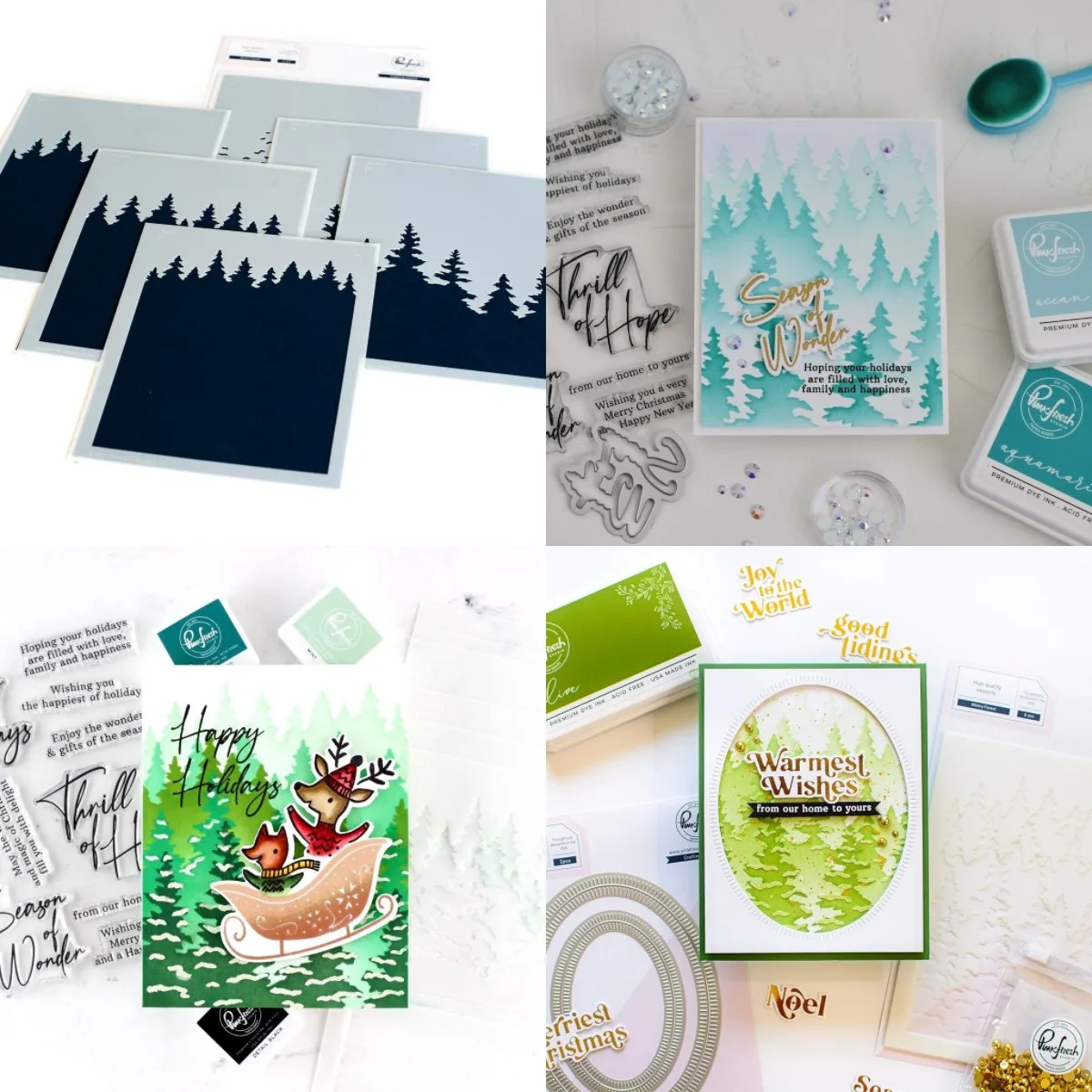 

Wintry Forest Stencils DIY Scrapbooking Paper Handmade Album Stamps Dies StencilsSheets Greeting Card New for 2021 Arrive