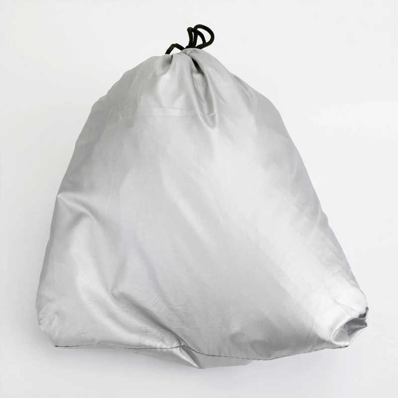 

Artudatech Motorcycle Cover Silver XXXL Waterproof Bike Outdoor Rain Dust UV Protector Universal Motorbike Dustproof Cover Parts