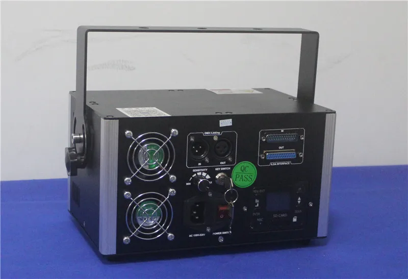 ILDA Pc управление RGB Полноцветный анимацией лазер для сцены огни для KTV Рождество