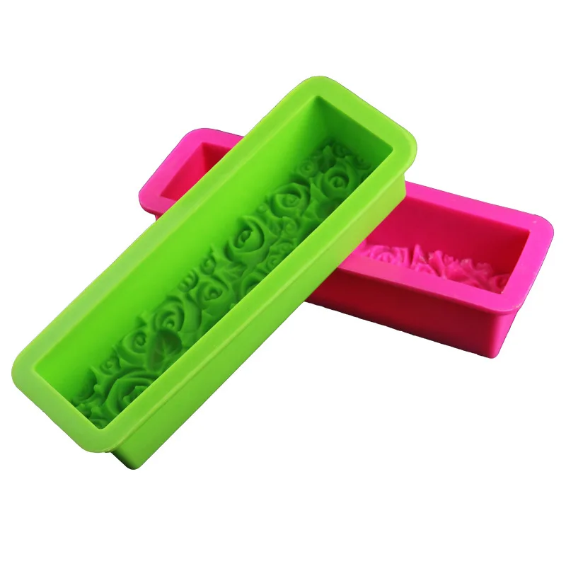 

Rectangular Silicone Bread Mold Candy Toast Mould Kitchen DIY Supplies Cake Bakeware Pan Non-stick Baking Dishes Pastry Tools