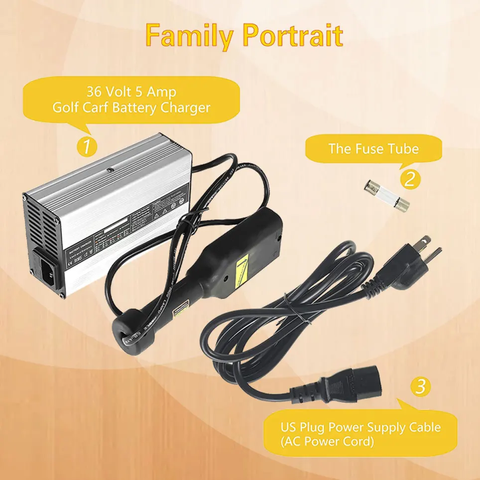 

2021 Replacement for 36 Volt Battery Charger for EZGO TXT Medalist Golf Cart